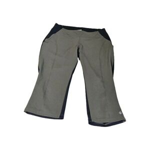 Columbia Omni Wick Running Womens Sz L 12 14 Capri Pants Cropped Pull On Black